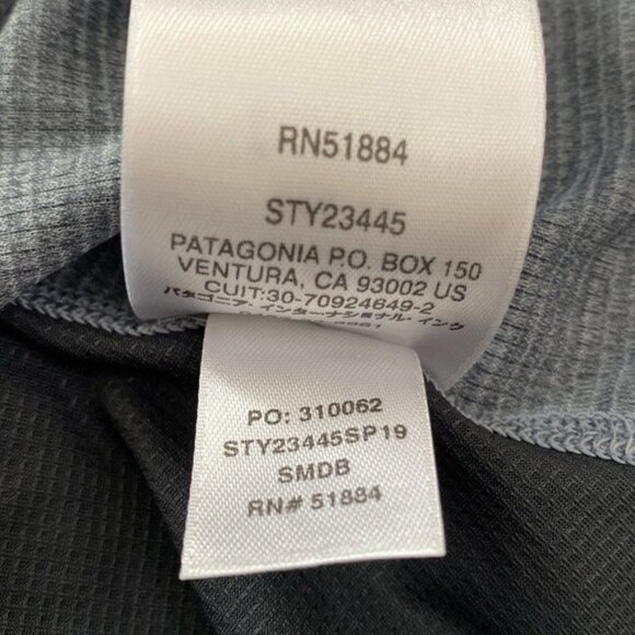 Patagonia Short Sleeve T Shirt Womens Small Gray Heather Crew Neck Slim Fit Hike - Picture 5 of 11